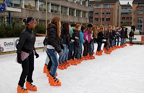 Rental skates photo impression: Bussum, The Netherlands